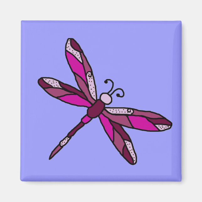 Pinkie Dragonfly magnet (Front)