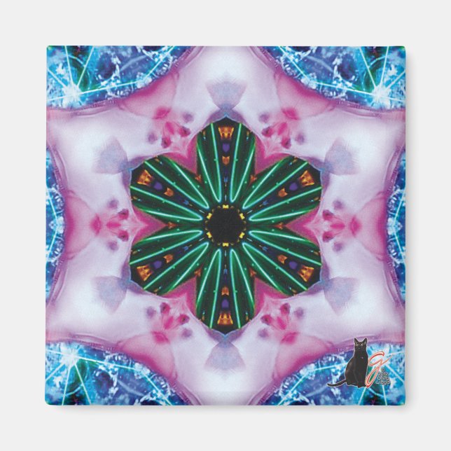 Pinkie Kaleidoscope Magnet (Front)