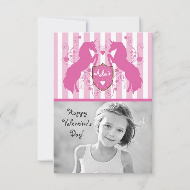 Pinkie's Unicorn Valentine Invitation (Front)