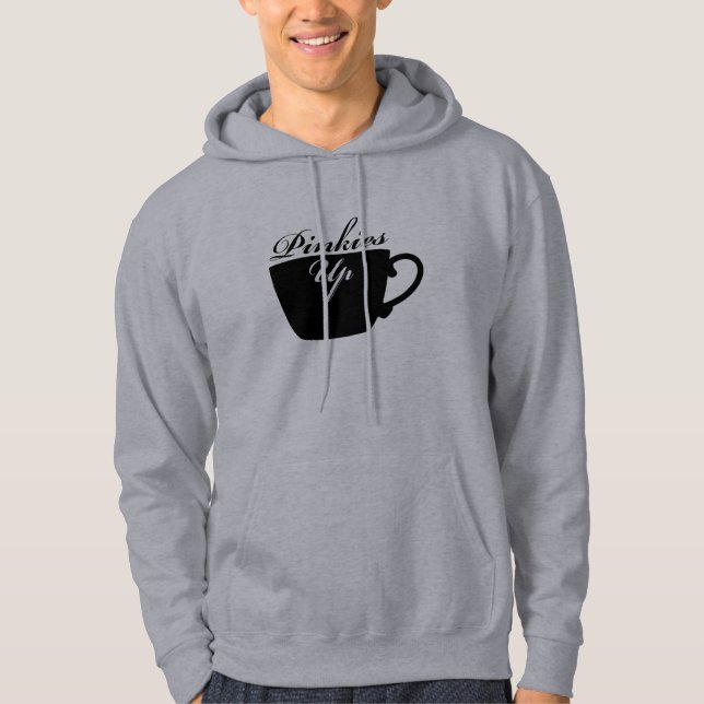 Pinkies Up Teacup Hoodie (Front)