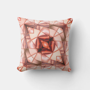 Pinkish big 'pearl flowers', virtual weird drawing cushion