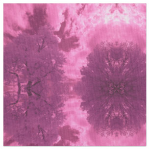 Pinkish Hues Infrared Cloud Fabric