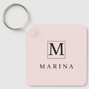 Pinkish stylish personalised key ring