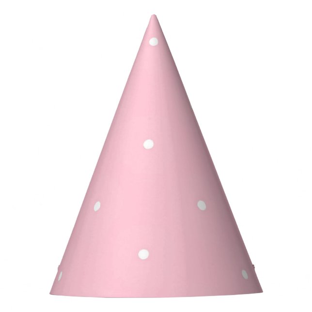 Pinkle Spaced Out Dots Party Hat (Front)