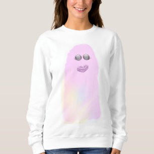 Pinkoween sparkly rainbow pastel ghost sweatshirt