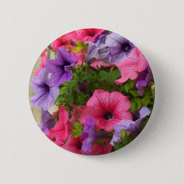 Pinks 6 Cm Round Badge (Front)