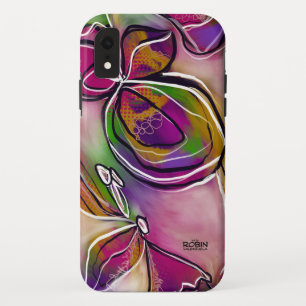 "Pinks and Greens Floral" Phone Case