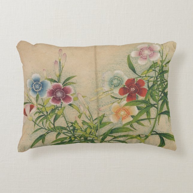 Pinks by Zhang Ruoai  Decorative Cushion (Front)
