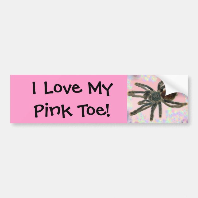 pinktoe bumper sticker (Front)