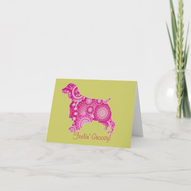 pinkwelsh, Feelin' Groovy! Card (Front)