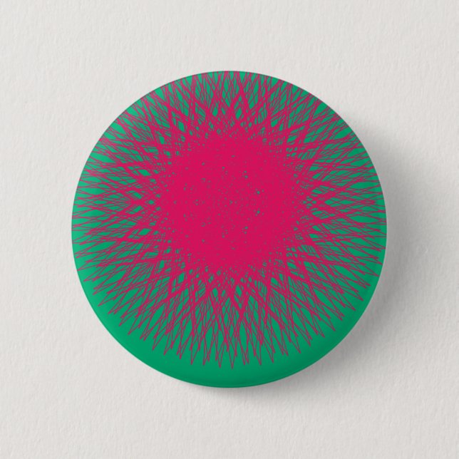 pinky abstract 6 cm round badge (Front)