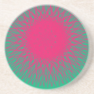 pinky abstract coaster