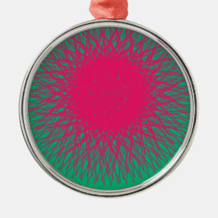 pinky abstract metal tree decoration
