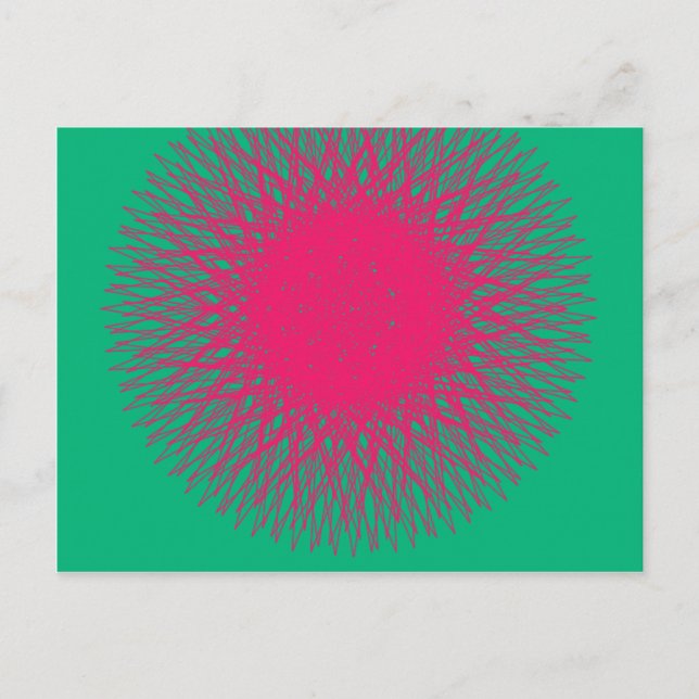 pinky abstract postcard (Front)