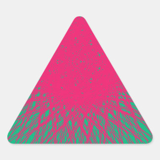 pinky abstract triangle sticker