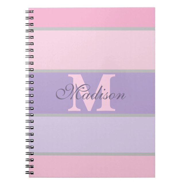 pinky and purple pastel iPhone / iPad case Notebook (Front)