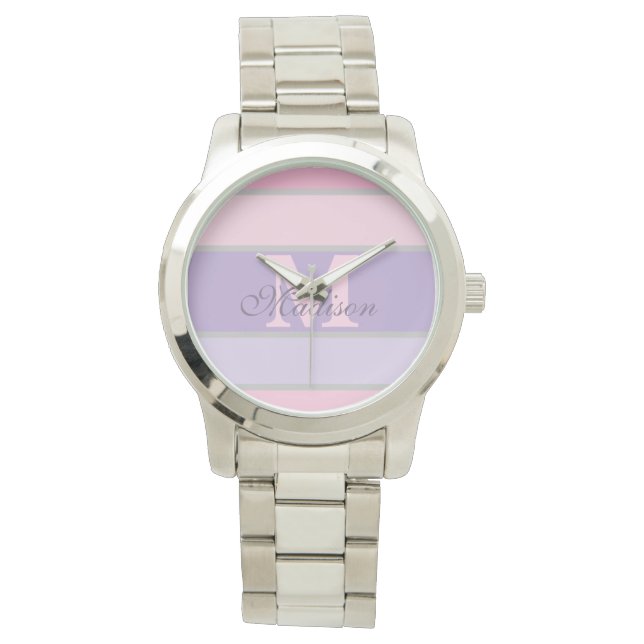 pinky and purple pastel  watch (Front)
