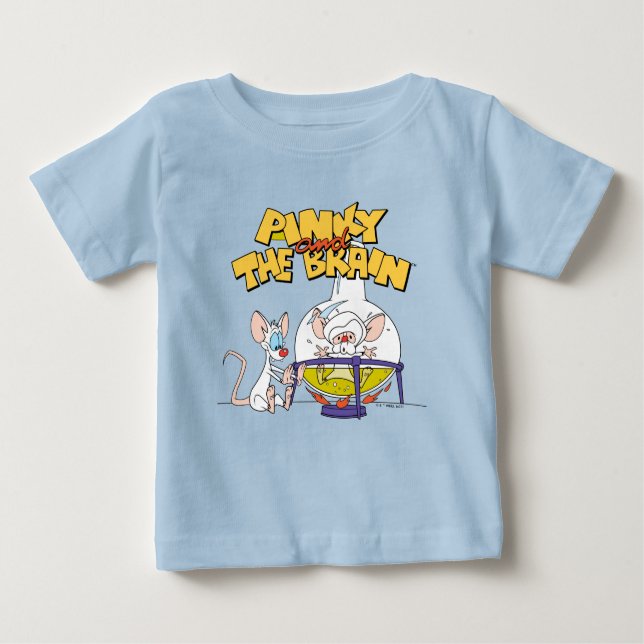 Pinky and the Brain | Laboratory Science Baby T-Shirt (Front)