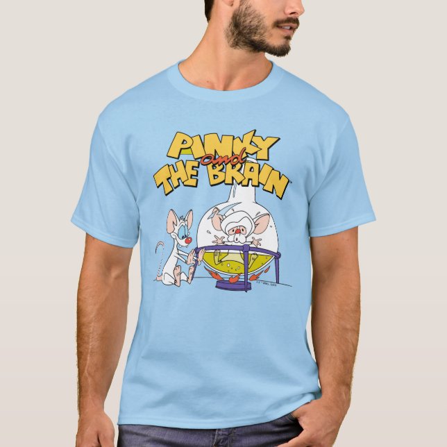 Pinky and the Brain | Laboratory Science T-Shirt (Front)