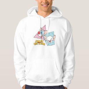 Pinky and the Brain   Retro Character Graphics Hoodie