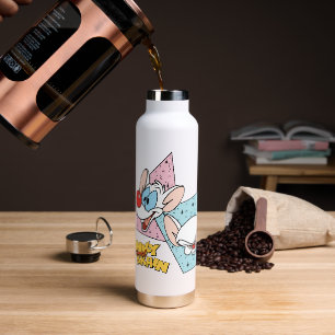 Pinky and the Brain   Retro Character Graphics Water Bottle