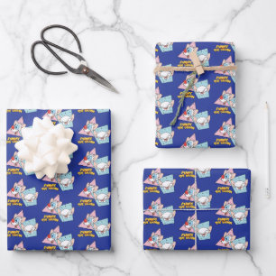 Pinky and the Brain   Retro Character Graphics Wrapping Paper Sheet
