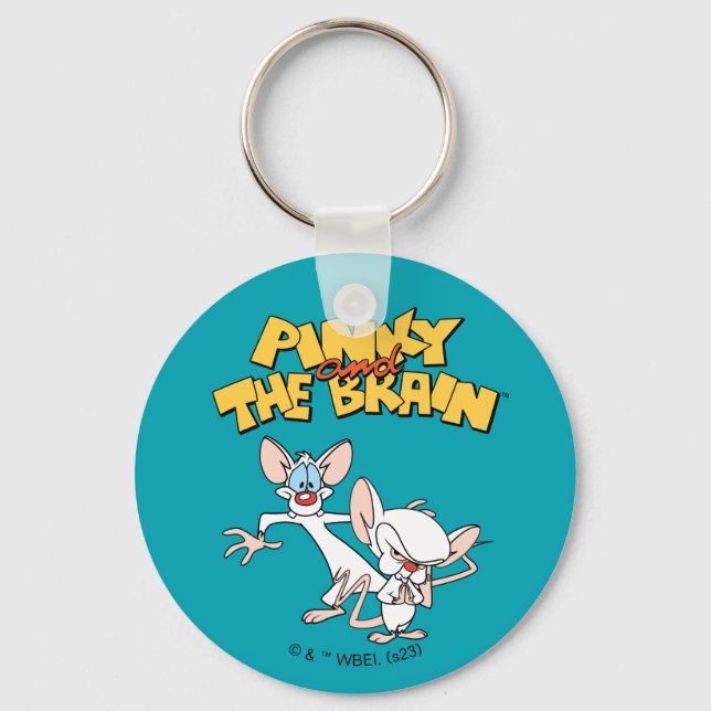 Pinky and the Brain | Show Logo Key Ring (Front)