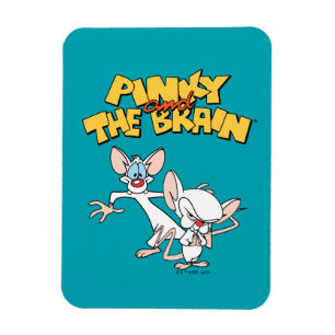 Pinky and the Brain   Show Logo Magnet