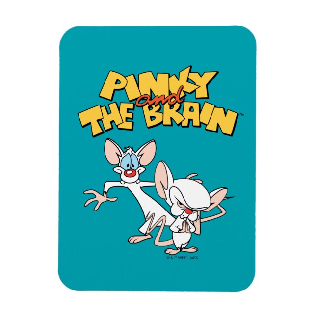 Pinky and the Brain | Show Logo Magnet (Vertical)