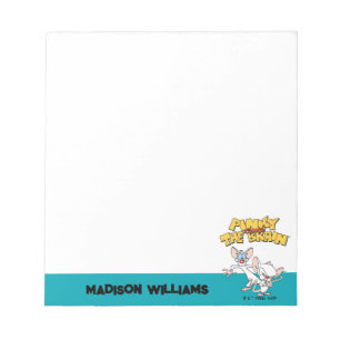 Pinky and the Brain   Show Logo Notepad