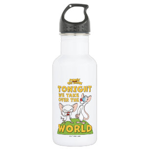 Pinky and the Brain   Take Over The World 532 Ml Water Bottle