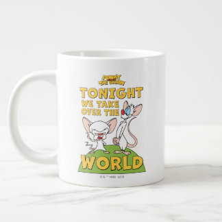 Pinky and the Brain | Take Over The World Large Coffee Mug