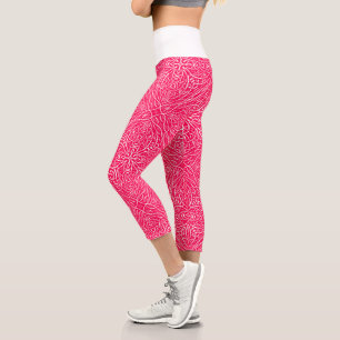 pinky capri leggings