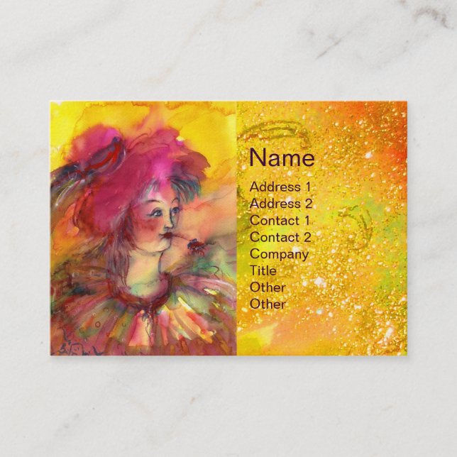 PINKY CLOWN BUSINESS CARD (Front)