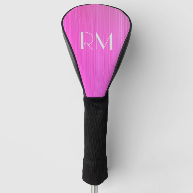 Pinky Do Wa Monogrammrd Golf Head Cover (Front)