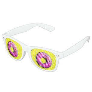 Pinky Doughnut with colourful sprinkles + your ide Retro Sunglasses