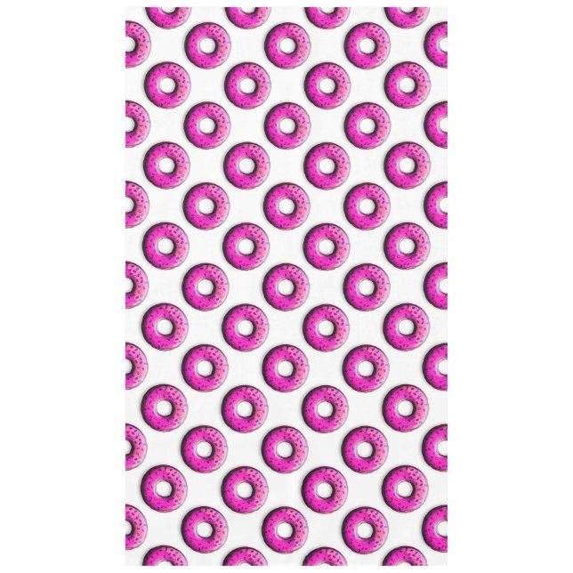 Pinky Doughnut with colourful sprinkles + your ide Tablecloth (Front)