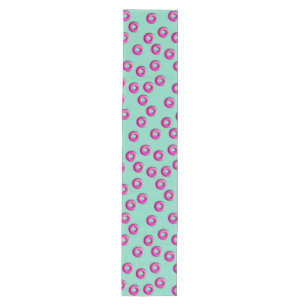 Pinky Doughnuts seamless pattern + your ideas Medium Table Runner
