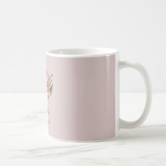 Pinky flower coffee mug