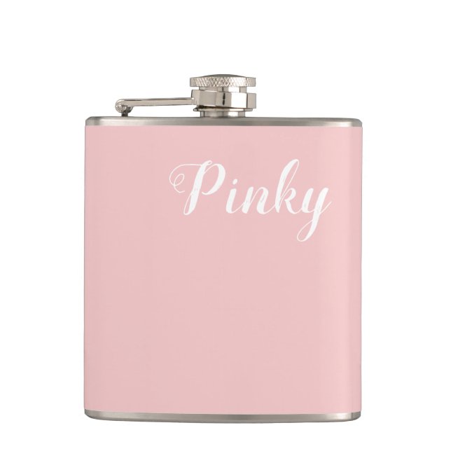 Pinky Hip Flask (Front)