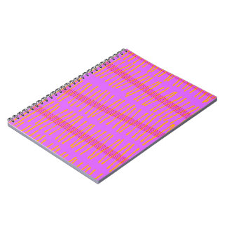 Pinky peanut notebook