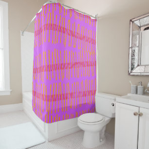 Pinky peanut shower curtain