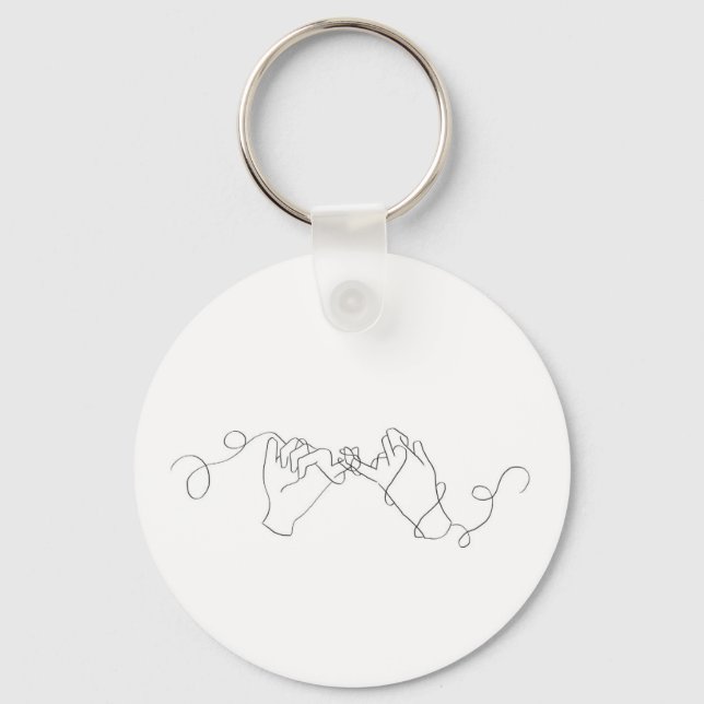 pinky promise key ring (Front)