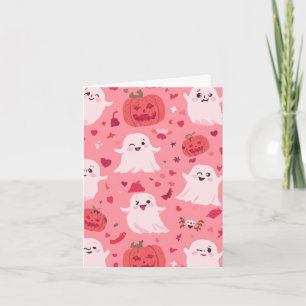 Pinky pumpkin Ghostly Surprise Card