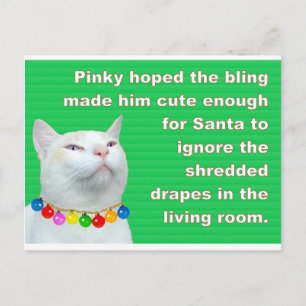 Pinky's Bling Postcard