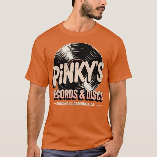 Pinky's Records & Discs T-Shirt (Front)