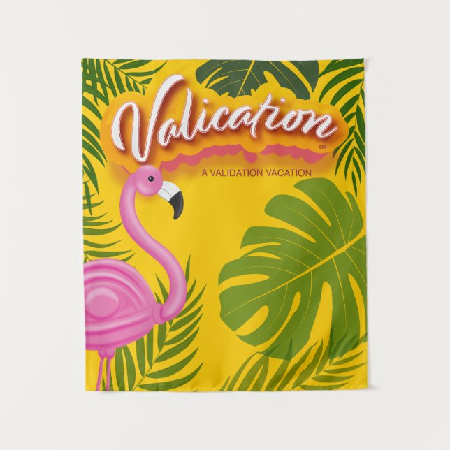 Pinky's Validation Vacation Photo Backdrop Tapestry (Front)