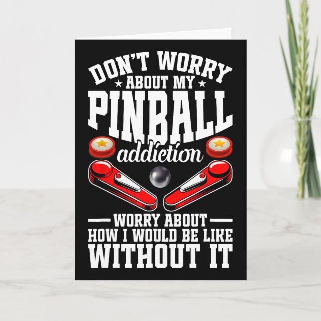 Pinll Player Enthusiast Addicted Gamer Pinller  Card (Front)