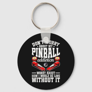 Pinll Player Enthusiast Addicted Gamer Pinller  Key Ring
