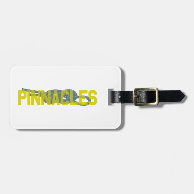 Pinnacles Figure 8 Climbing Luggage Tag (Front Horizontal)
